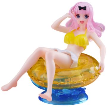 Taito Prize Kaguya-sama Love Is War Ultra Romantic Aqua Float Girls Figure-Chika Fujiwara (Diversen) Nieuw