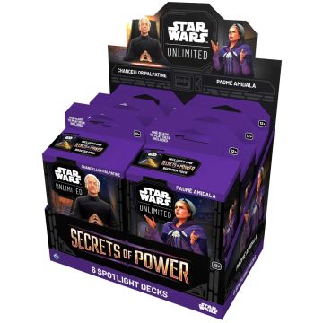 Fantasy Flight Games Star Wars TCG Unlimited Secrets of Power Spotlight Deck-Display (Diversen) Nieuw