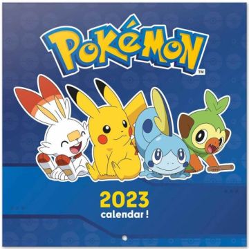 Hole in the Wall Pokémon Kalender 2023-Pikachu & Gen 8 Starters (Diversen) Nieuw
