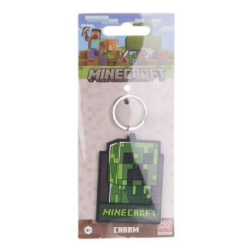 WL Minecraft Rubberen Sleutelhanger-Creeper (Diversen) Nieuw