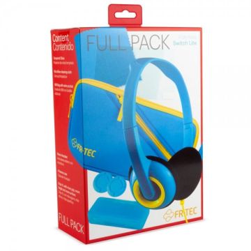 FR-TEC Full Accessory Pack for Switch Lite-Blauw (Switch) Nieuw