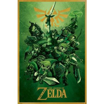 Hole in the Wall The Legend of Zelda Maxi Poster-Link (Diversen) Nieuw