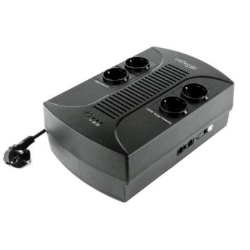 Gembird UPS Noodstroomvoeding 650VA-Zwart (Diversen) Nieuw