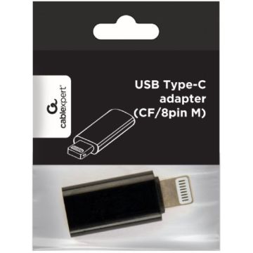 Gembird USB Type-C Adapter CF/8pin M A-USB-CF8PM-01-Standaard (Diversen) Nieuw