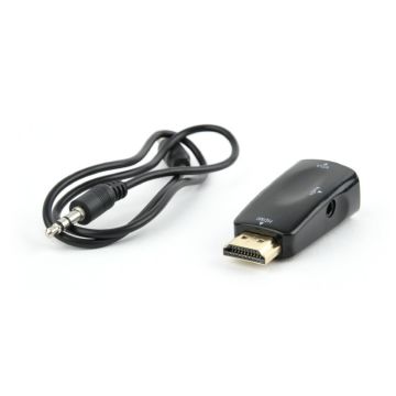 Gembird Adapter HDMI naar VGA-Zwart (Diversen) Nieuw