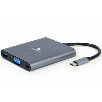 CablExpert USB Type-C 6-in-1 Multi-Port Adapter-Standaard (PC) Nieuw