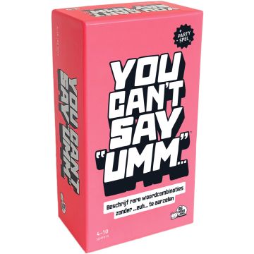 Big Potato Games You Can't Say Umm Card Game-Nederlands (NL) (Diversen) Nieuw