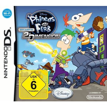 Phineas and Ferb Across the 2nd Dimension-Duits (NDS) Gebruikt