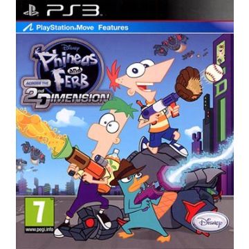 Phineas and Ferb Across the 2nd Dimension-Standaard (PlayStation 3) Gebruikt