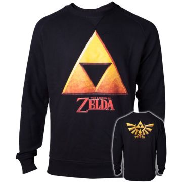 Difuzed Zelda Gold Triforce Crest Sweater-Maat M (Diversen) Nieuw
