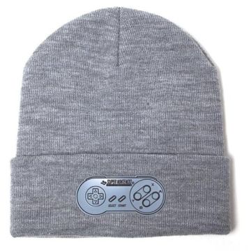 Difuzed Nintendo SNES Controller Grijs Beanie-Standaard (Diversen) Nieuw