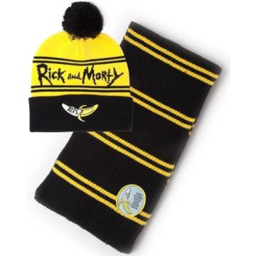 Difuzed Rick and Morty Gift Set Banana Rick Beanie & Sjaal-Standaard (Diversen) Nieuw