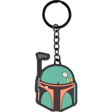 Difuzed Star Wars The Mandalorian Rubberen Sleutelhanger-Boba Fett Helmet (Diversen) Nieuw
