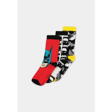 Difuzed DC Comics Batman The Dark Knight Crew Socks 3-Pack-Maat 39/42 (Diversen) Nieuw