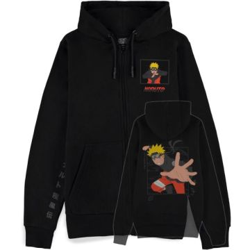 Difuzed Naruto Shippuden Naruto Colored Print Zip Hoodie-Maat M (Diversen) Nieuw