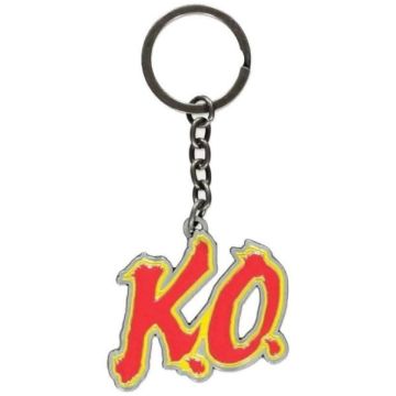 Difuzed Street Fighter Metalen Sleutelhanger-K.O. Logo (Diversen) Nieuw