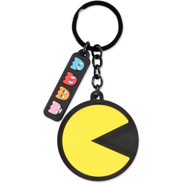 Difuzed Pac-Man Rubberen Sleutelhanger-Pac-Man & Ghosts (Diversen) Nieuw