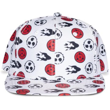 Difuzed Naruto Shippuden Snapback Cap-Symbols (Wit) (Diversen) Nieuw