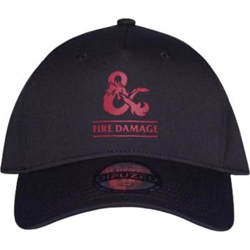Difuzed Dungeons & Dragons Snapback Cap-Fire Damage (Diversen) Nieuw