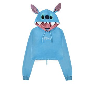 Difuzed Disney Lilo & Stitch Stitch Female Novelty Cropped Hoodie-Maat M (Diversen) Nieuw