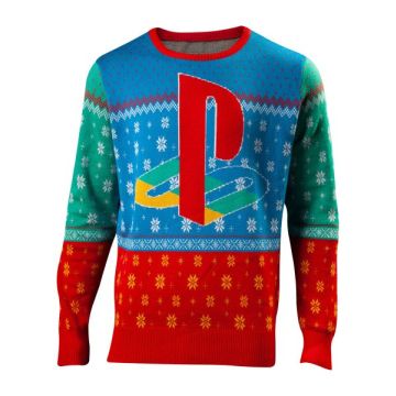 Difuzed PlayStation Tokyo Knitted Christmas Sweater-Maat M (Diversen) Nieuw