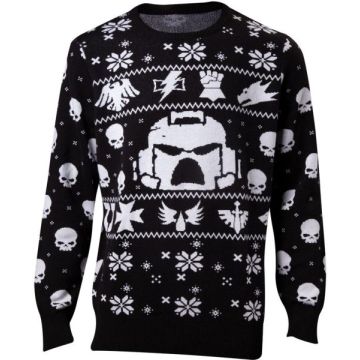 Difuzed Warhammer 40.000 Space Marines Christmas Knitted Jumper-Maat M (Diversen) Nieuw