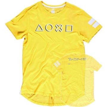 Difuzed Sony PlayStation Icons Japanese T-Shirt Geel-Maat XXL (Diversen) Nieuw