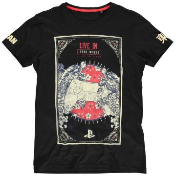 Difuzed PlayStation DualShock T-Shirt-Maat S (Diversen) Nieuw