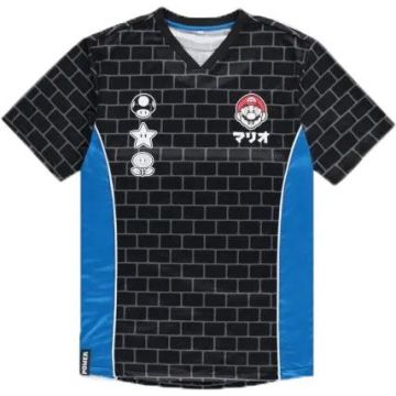 Difuzed Nintendo Super Mario Logo's Sports Jersey T-Shirt-Maat S (Diversen) Nieuw