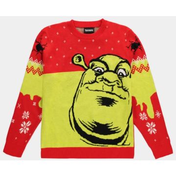 Difuzed Shrek Knitted Christmas Jumper-Maat S (Diversen) Nieuw