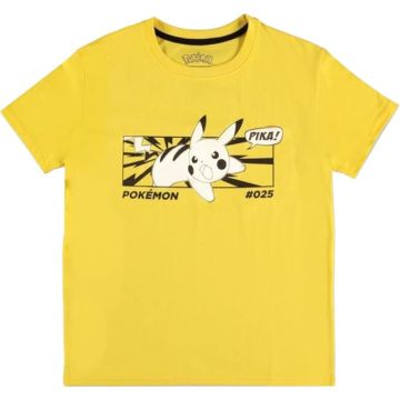 Difuzed Pokémon Pika! 025 Short Sleeve Female T-Shirt Geel-Maat L (Diversen) Nieuw