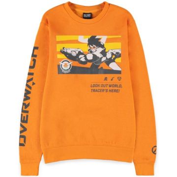 Difuzed Overwatch Tracer Crewneck Sweater Oranje-Maat S (Diversen) Nieuw