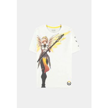 Difuzed Overwatch Mercy Print T-Shirt Wit-Maat S (Diversen) Nieuw