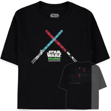 Difuzed Star Wars Darth Maul Japanese Cropped Female T-Shirt-Maat XL (Diversen) Nieuw