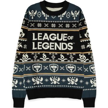 Difuzed League of Legends Title & Logo's Christmas Jumper-Maat M (Diversen) Nieuw