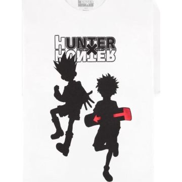 Difuzed Hunter x Hunter Gon & Kirua Skate Board T-Shirt Wit-Maat L (Diversen) Nieuw