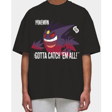 Difuzed Pokémon Gotta Catch 'Em All (Mega Gengar) T-Shirt-Maat S (Diversen) Nieuw