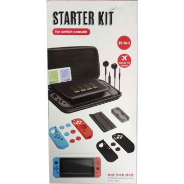 Merkloos Starter Kit for Nintendo Switch-20 in 1 (Switch) Nieuw