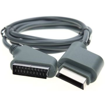 Merkloos Xbox 360 SCART AV met Optical Port Kabel 1.8M-Standaard (Xbox 360) Nieuw