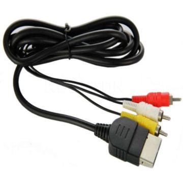 Merkloos XBOX 3x RCA Composiet AV Kabel-1.8M (Xbox) Nieuw