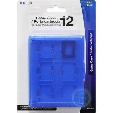 HORI PS Vita Game Case 12-Blauw (PS Vita) Nieuw