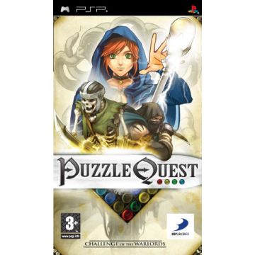 Puzzle Quest Challenge of the Warlords-Standaard (PSP) Gebruikt
