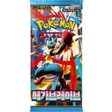 Pokémon TCG Mega Brave-Booster Pack Koreaans (Diversen) Nieuw