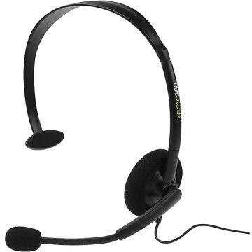 Microsoft Xbox 360 Wired Headset-Zwart (Xbox 360) Nieuw