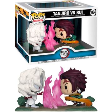 Funko POP! Moment Demon Slayer-Tanjiro vs. Rui (Diversen) Nieuw