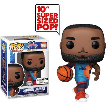 Funko POP! Movies Space Jam A New Legacy 10 Inch Super Size-LeBron James (Diversen) Nieuw