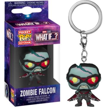 Funko Pocket POP! Marvel What If? Sleutelhanger-Zombie Falcon (Diversen) Nieuw