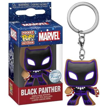 Funko Pocket POP! Marvel Holiday Sleutelhanger-Black Panther (Diversen) Nieuw