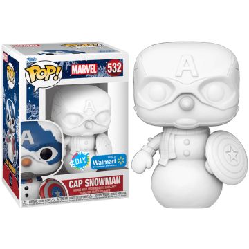 Funko POP! Marvel D.I.Y.-Cap Snowman (#532) (Diversen) Nieuw
