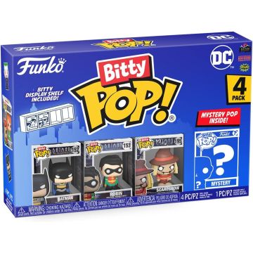 Funko Bitty Pop! DC Comics Batman 4-Pack-Batman / Robin / Scarecrow / ? (Diversen) Nieuw